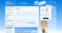 Desktop Screenshot of free-paycheck-calculator.com
