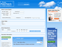 Tablet Screenshot of free-paycheck-calculator.com